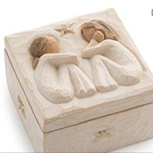 Willow Tree Friendship Hand-Painted Keepsake Box